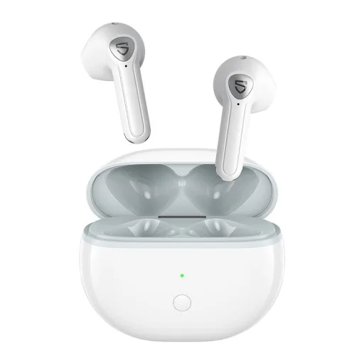 Soundpeats Air3 Deluxe TWS bluetooth vezeték nélküli fülhallgató (fehér) - 2