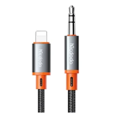 Mcdodo CA-0780 Lightning - 3.5mm AUX mini jack kábel, 1.2m (fekete)