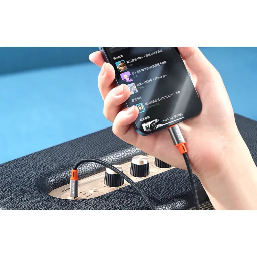 Mcdodo CA-0780 Lightning - 3.5mm AUX mini jack kábel, 1.2m (fekete) - 6