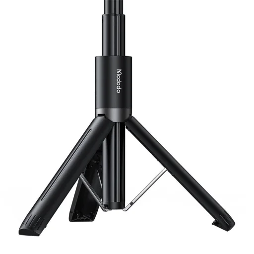 Mcdodo SS-1771 selfie bot, szelfibot LED világítással és távirányítóval (fekete) - 2