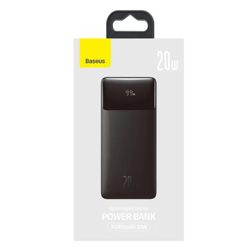 Baseus Bipow Powerbank, 30000mAh, 20W (fekete) (PPBD050401) - 2