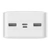 Baseus Bipow Powerbank, 30000mAh, 15W (fehér) (PPBD050202) - 6