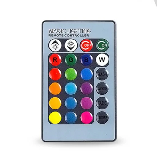 RGB színes LED izzó 10W távirányítóval - 5