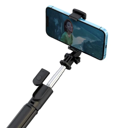 XO selfie stick Bluetooth állvány SS09 fekete - 4