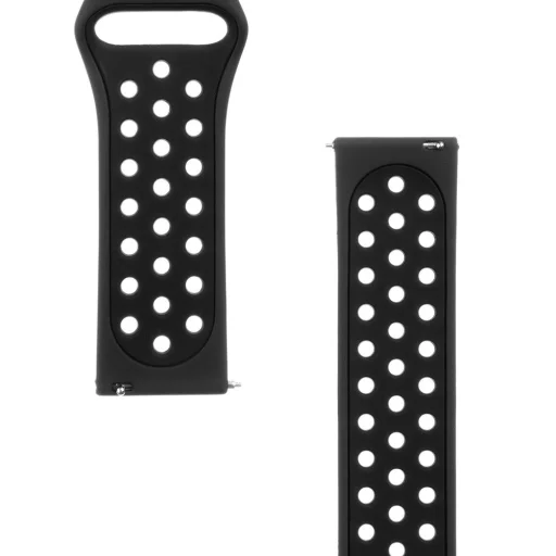 Tactical 234 Double szilikon óraszíj 22mm fekete - 3