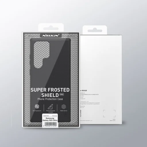 Samsung Galaxy S23 Ultra Nillkin Super Frosted Pro tok fekete - 2