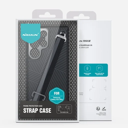Samsung Galaxy S23 Ultra Nillkin Strap tok fekete - 2