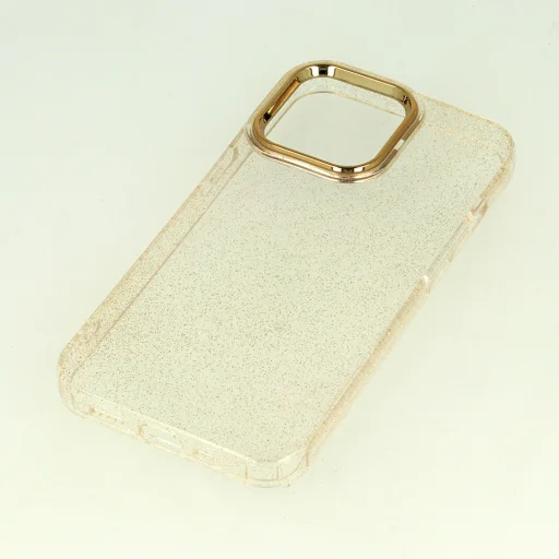 iPhone 14 Pro Max Tel Protect Gold Glitter tok arany - 5