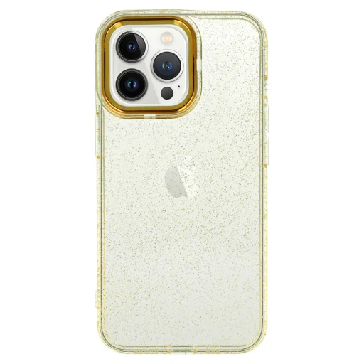 iPhone 14 Pro Max Tel Protect Gold Glitter tok arany - 4