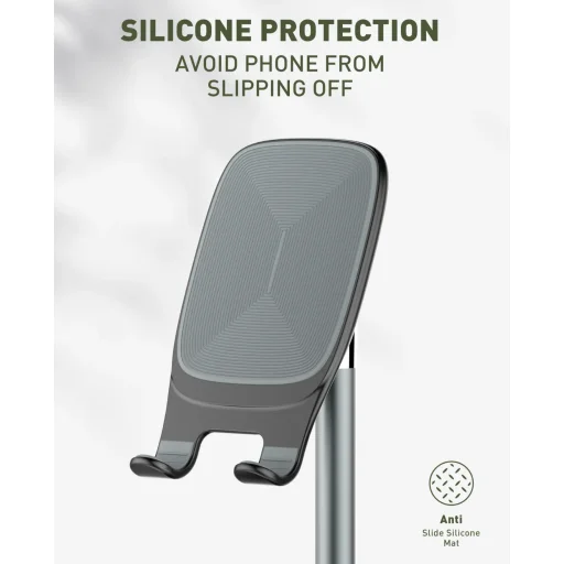 LDNIO MG05 univerzális asztali telefon/tablet állvány fekete - sötétszürke - 4