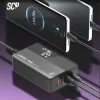 LDNIO A4808Q 65W hálózati töltő adapter 2x USB-A, 2x USB-C, QC4.0, PD3.0, LCD kijelzővel thumbnail