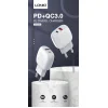 LDNIO A2313C 18W hálózati töltő adapter USB-A, USB-C QC3.0 PD + 1m USB töltőkábel thumbnail