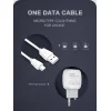 LDNIO A2313C 18W hálózati töltő adapter USB-A, USB-C QC3.0 PD + 1m USB töltőkábel thumbnail