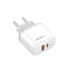 LDNIO A2526C 45W hálózati töltő adapter USB-A, USB-C QC4.0 PD + 1m USB Type-C töltőkábel thumbnail