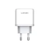 LDNIO A2526C 45W hálózati töltő adapter USB-A, USB-C QC4.0 PD + 1m USB Type-C töltőkábel thumbnail
