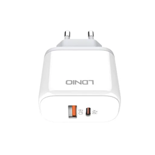 LDNIO A2526C 45W hálózati töltő adapter USB-A, USB-C QC4.0 PD + 1m USB Type-C töltőkábel - 2