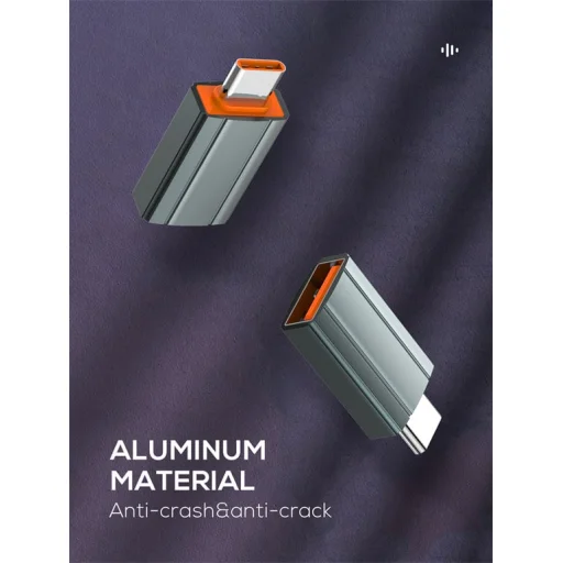 LDNIO LC140 USB Type-C - USB-A OTG adapter - 3