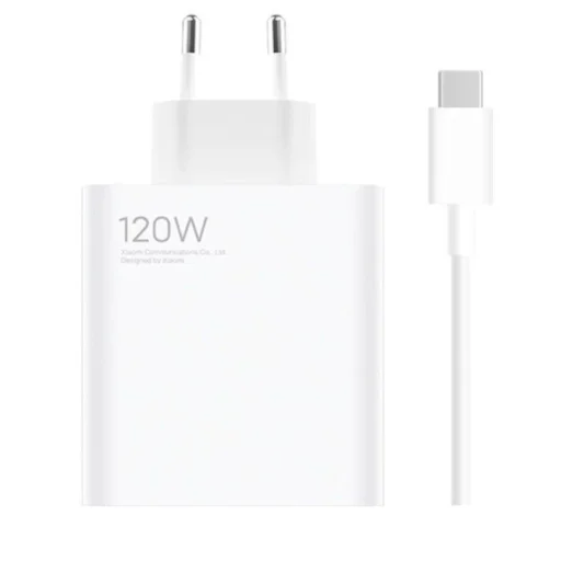 Xiaomi MDY-13-E USB-A 120W hálózati töltő adapter + USB-C kábel fehér - 1