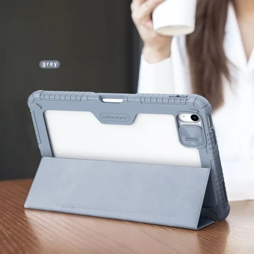 iPad 10.9 2022 Nillkin Bumper PRO Protective Stand tok szürke - 2
