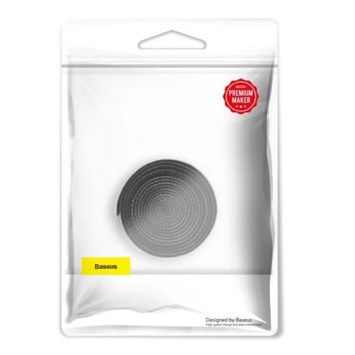 Baseus tépőzáras kábelrendező 3 m fekete - 4