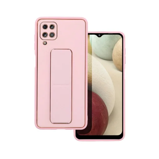 Samsung Galaxy A13 4G Forcell Leather Kickstand tok rózsaszín - 5