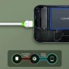 LDNIO LC95 3 az 1-ben 3.4A kompakt USB kábel (USB-A - USB-C + Lightning + micro USB) - 5