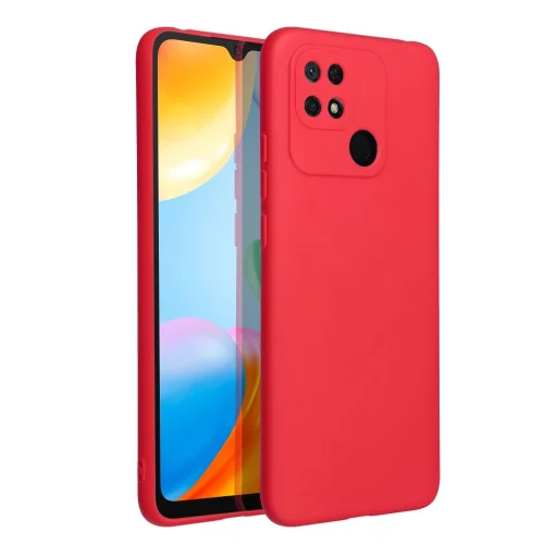 Xiaomi Redmi 10C Forcell Soft szilikon tok piros - 6
