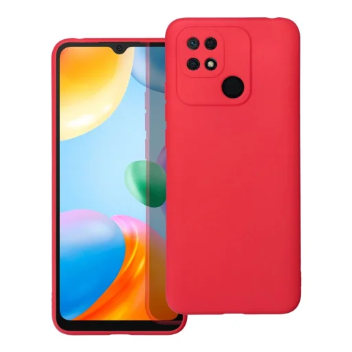 Xiaomi Redmi 10C Forcell Soft szilikon tok piros - 1