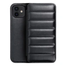 iPhone 12/12 Pro Puffer fliptok fekete