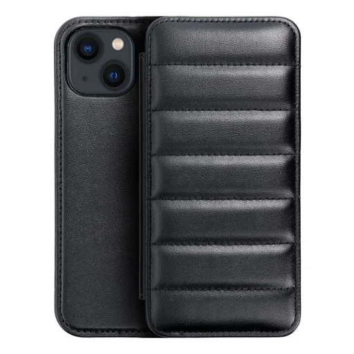 iPhone 14 Plus Puffer fliptok fekete - 1