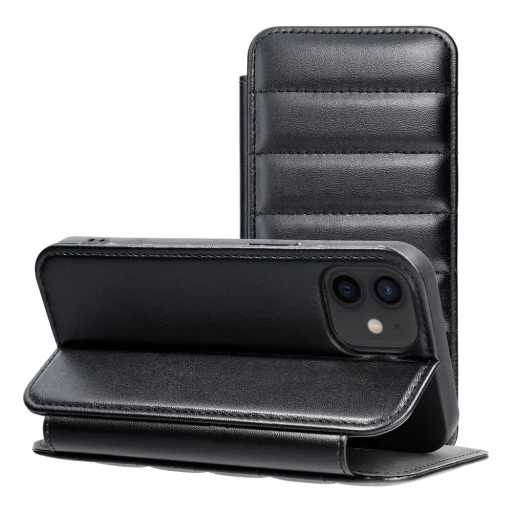 iPhone 14 Pro Max Puffer fliptok fekete - 5