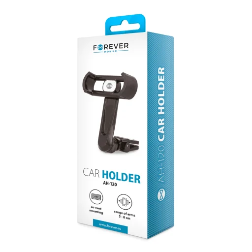 Forever autós tartó AH-120 szellőzőrácshoz fekete - 5