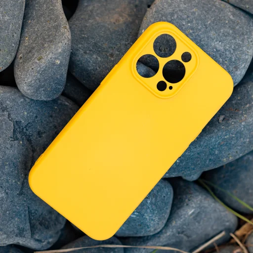 Samsung Galaxy A52 4G/A52 5G/A52S 5G Szilikon tok mustársárga - 3