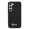 Samsung Galaxy S23 Guess Liquid Silicone Metal Logo tok fekete (GUHCS23SSLSMK) thumbnail