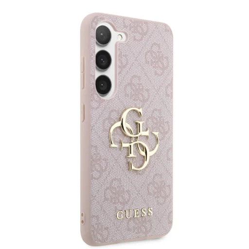Samsung Galaxy S23 Ultra Guess PU 4G Metal Logo tok rózsaszín (GUHCS23L4GMGPI) - 4