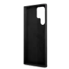 Samsung Galaxy S23 Ultra Guess Liquid Silicone Metal Logo tok fekete (GUHCS23LSLSMK) thumbnail