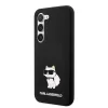 Samsung Galaxy S23 Karl Lagerfeld Liquid Silicone Choupette NFT tok fekete (KLHCS23SSNCHBCK) thumbnail