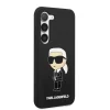 Samsung Galaxy S23+ Karl Lagerfeld Liquid Silicone Ikonik NFT tok fekete (KLHCS23MSNIKBCK) thumbnail