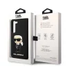 Samsung Galaxy S23+ Karl Lagerfeld Liquid Silicone Ikonik NFT tok fekete (KLHCS23MSNIKBCK) thumbnail
