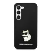 Samsung Galaxy S23+ Karl Lagerfeld Liquid Silicone Choupette NFT tok fekete (KLHCS23MSNCHBCK) - 2