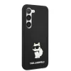 Samsung Galaxy S23+ Karl Lagerfeld Liquid Silicone Choupette NFT tok fekete (KLHCS23MSNCHBCK) - 3