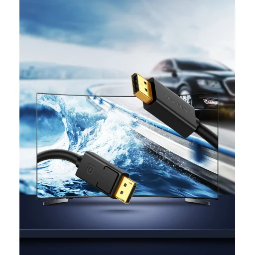 Ugreen DP102 DisplayPort kábel 4K, 3D, 1m fekete (DP102 10244) - 3