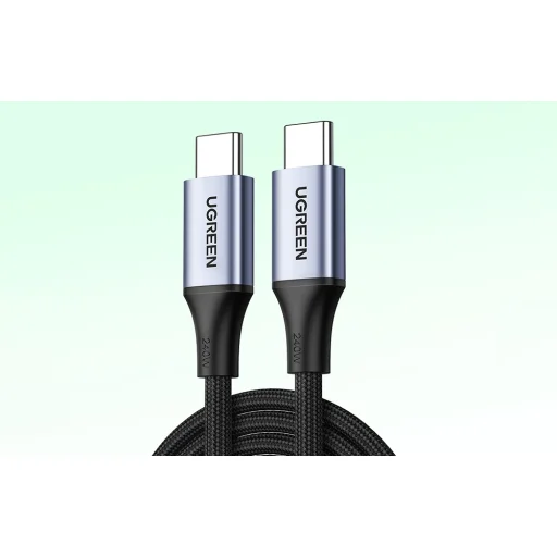 Ugreen USB-C - USB-C kábel, 240W, 2m (fekete) - 4