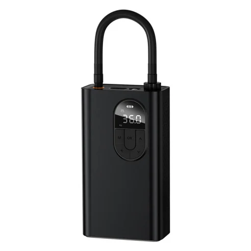 Baseus mini autókompresszor 2500 mAh akkumulátorral (fekete) (CRNL040001) - 3