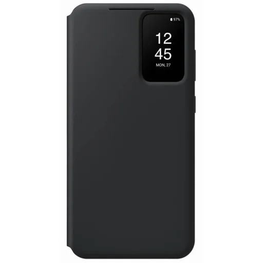 Samsung Galaxy S23 Plus Clear View gyári fliptok fekete - 1