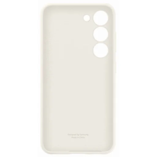 Samsung Galaxy S23 gyári szilikon tok krémszínű (EF-PS911TUEGWW) - 3