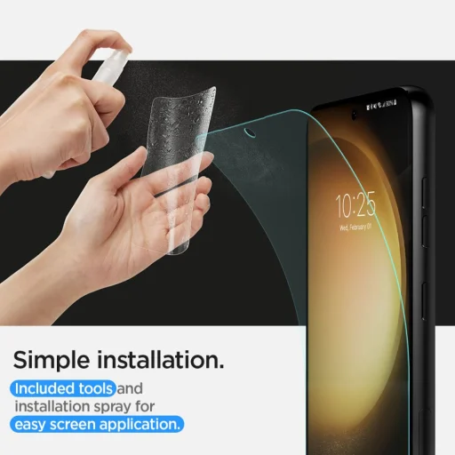 Samsung Galaxy S23 Spigen Neo Flex kijelzővédő hydrogel fólia 2 db - 7