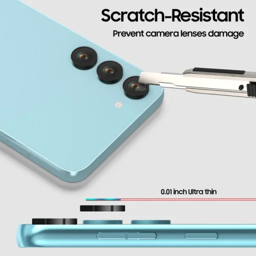 Samsung Galaxy S23/S23 Plus WhiteStone kameralencse védő üvegfólia - 2