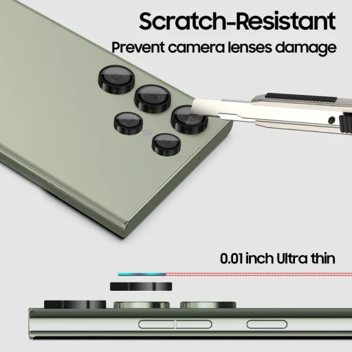 Samsung Galaxy S23 Ultra WhiteStone kameralencse védő üvegfólia - 2