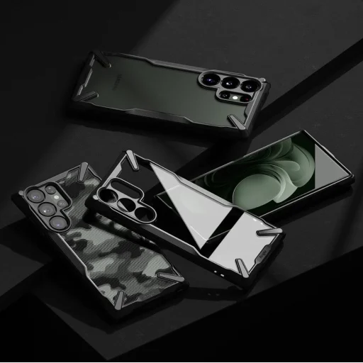 Samsung Galaxy S23 Ultra Ringke Fusion X tok terepmintás fekete - 8